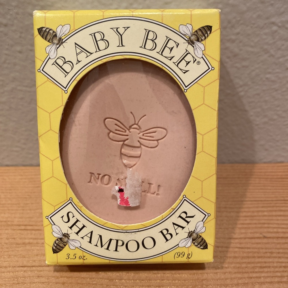 Burt's Bees Baby Bee 1 Shampoo Bar 3.5 oz. 99g - creamy lather buttermilk roses